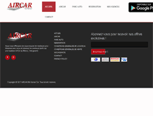 Tablet Screenshot of aircar.ma