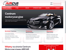 Tablet Screenshot of aircar.net.pl